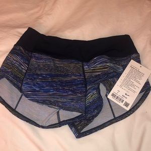 NEW WITH TAGS LULULEMON Speed Up Short Size 2